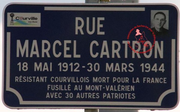 Rue Marcel CARTRON à Courville-sur-Eure