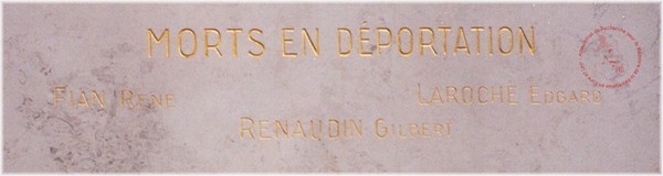 Plaque commémorative
