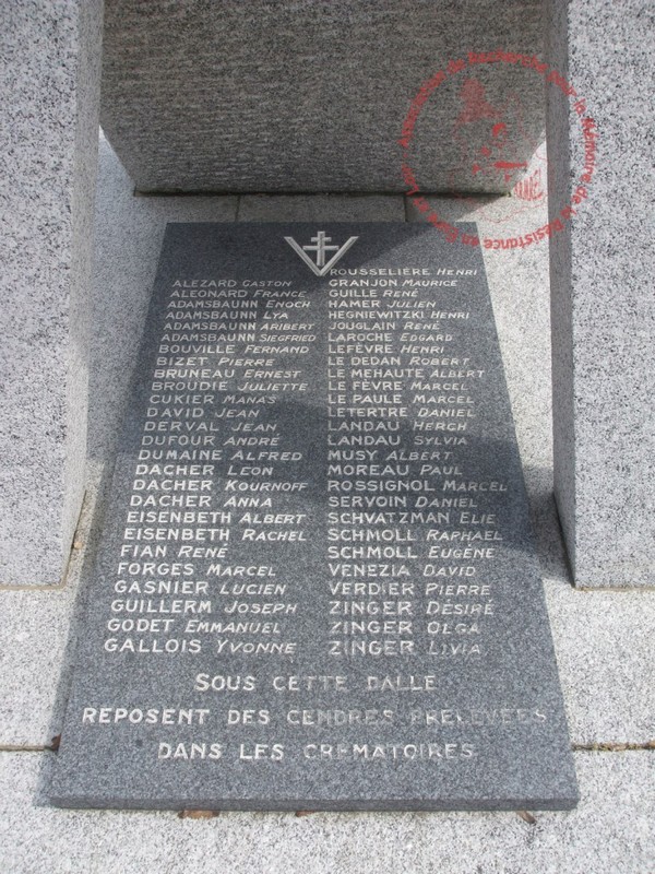 Dalle commémorative