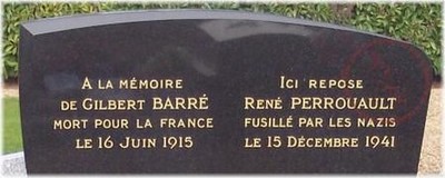 Sépulture de René PERROUAULT