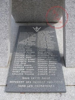 Dalle commémorative