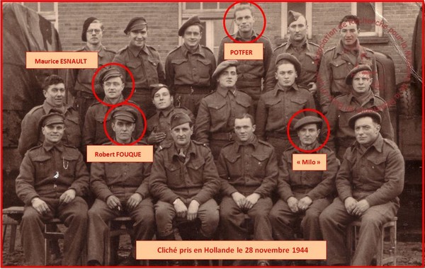 Français rattachés aux troupes canadiennes